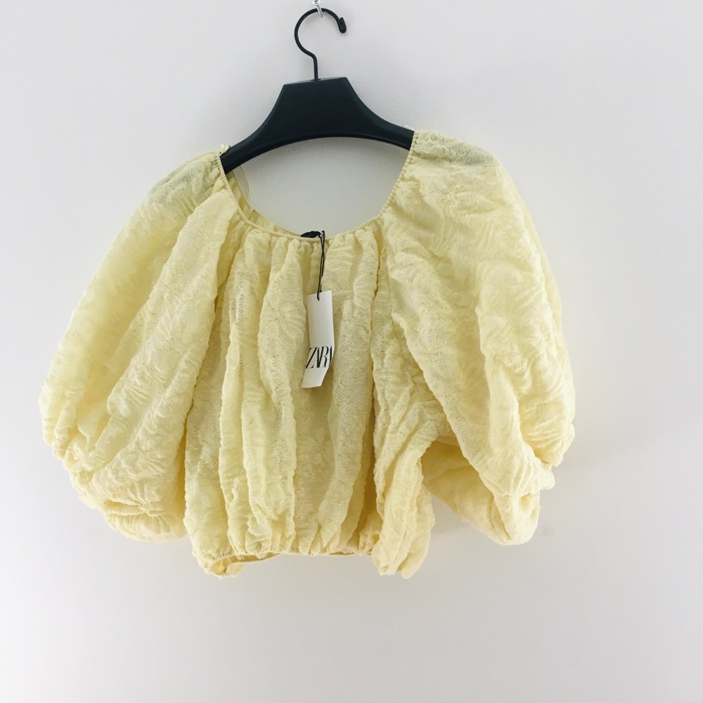 ZARA top | Balloon long sleeve